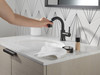 Delta 559HAR-BLPD-DST Trinsic Single Handle Pull Down Bathroom Faucet, Matte Black