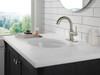 Delta 559HAR-SSPD-DST Trinsic Single Handle Pull Down Bathroom Faucet, Stainless