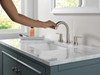 Delta 3559-SSPD-DST Trinsic Two Handle Widespread Pull Down Bathroom Faucet, Stainless