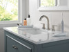 Delta 3559-SSPD-DST Trinsic Two Handle Widespread Pull Down Bathroom Faucet, Stainless
