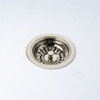 Kitchen Sink Flange and Strainer in Brilliance Polished Nickel