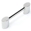 Alno Contemporary III A250-3-PC Modern Pull in Polished Chrome