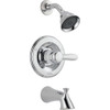 Pressure Balanced Single Function Bath and Shower Trim Less Rough-in in Polished Chrome