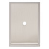 Escutcheon Backplate Escutcheons 2-5/8-in in Satin Nickel