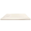 Transolid FZSTR6032-32 Trimslate 60-in x 32-in Tub Replacement Shower Base with Adjustable Single Threshold and End Drain, Cameo