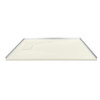 Transolid FZSR6332-32 Trimslate 63-in x 32-in Zero Threshold Tub Replacement Shower Base with End Drain, Cameo