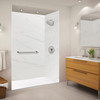 FZSR6332-31 Trimslate 63-in x 32-in Zero Threshold Tub Replacement Shower Base with End Drain, White