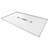 Transolid FZS6736C-31 Trimslate 67-in x 36-in Zero Threshold Shower Base with Center Drain, White