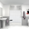Transolid PWK603672-631 Prodigy 60-in x 36-in x 72-in Shower Wall Kit, White 3D Hexagon
