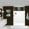 Transolid PWK603672-531 Prodigy 60-in x 36-in x 72-in Shower Wall Kit, White Horizontal Tile