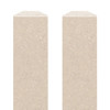 Transolid SFIM962-28V Saramar .25-in x 1-in x 96-in Flat Inside Corner Molding, Cashew Velvet