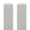 Transolid SFIM962-27V Saramar .25-in x 1-in x 96-in Flat Inside Corner Molding, Grey Beach