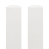 Transolid SFIM962-21 Saramar .25-in x 1-in x 96-in Flat Inside Corner Molding, White