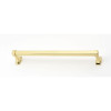 Alno Cube A6520-18-PB Modern Towel Bar in Polished Brass