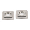 Alno Cube A6524-SN Grab Bar Brackets Modern 3-in in Satin Nickel