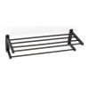 Modern Towel Rack in Chocolate Bronze