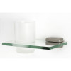 Alno Cube A6570-SN Modern Tumbler Holder 6-11/16-in in Satin Nickel