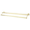 Alno Royale A6625-30-PB Double Towel Bar Transitional in Polished Brass