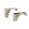 Shelf Brackets Transitional in Polished Nickel
