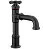 687-BL-DST Broderick 7.13-in x 2.00-in x 9.00-in Single Handle Bathroom Faucet, Matte Black