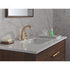 Delta 5776-CZ-PR-MPU-DST Stryke 6.56-in x 6.00-in x 6.88-in Single Handle Bathroom Faucet, Lumicoat Champagne Bronze