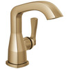 Delta 576-CZ-PR-MPU-DST Stryke 6.56-in x 6.00-in x 6.88-in Single Handle Bathroom Faucet, Lumicoat Champagne Bronze