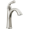 Delta 15864LF-BL Geist 7.25-in x 6.31-in x 9.50-in Single Handle Bathroom Faucet, Matte Black