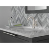 Delta 15855LF-SP Albion 6.50-in x 6.06-in x 8.00-in Single Handle Bathroom Faucet, Spotshield Brushed Nickel