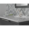 Delta 15855LF-SP Albion 6.50-in x 6.06-in x 8.00-in Single Handle Bathroom Faucet, Spotshield Brushed Nickel