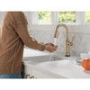 9984TL-CZ-PR-DST Renaldi 8.81-in x 2.81-in x 15.00-in Touch2O Bar and Prep Faucet with Touchless Technology, Lumicoat Champagne Bronze