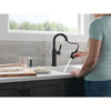 9984TL-BL-DST Renaldi 8.81-in x 2.81-in x 15.00-in Touch2O Bar and Prep Faucet with Touchless Technology, Matte Black