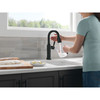 9984TL-BL-DST Renaldi 8.81-in x 2.81-in x 15.00-in Touch2O Bar and Prep Faucet with Touchless Technology, Matte Black
