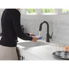 9959TL-BL-DST Trinsic 8.38-in x 4.19-in x 13.50-in Touch2O Bar and Prep Faucet with Touchless Technology, Matte Black