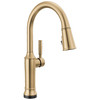 9184TL-CZ-PR-DST Renaldi 11.56-in x 2.81-in x 17.00-in Touch2O Kitchen Faucet with Touchless Technology, Lumicoat Champagne Bronze