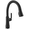 9179TL-BL-DST Coranto 11.56-in x 10.75-in x 15.63-in Touch2O Kitchen Faucet with Touchless Technology, Matte Black