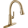 9179-CZ-DST Coranto 1.25-in x 10.75-in x 15.88-in Single-Handle Pull-Down Kitchen Faucet, Champagne Bronze