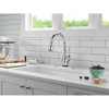 9178TLV-DST Leland 11.63-in x 10.75-in x 15.38-in VoiceIQ Kitchen Faucet with Touch2O with Touchless Technology, Chrome
