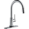 9159TLV-AR-DST Trinsic 11.38-in x 4.19-in x 16.19-in VoiceIQ Kitchen Faucet with Touch2O with Touchless Technology, Arctic Stainless