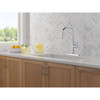 Delta 19868LF Nicoli 11.06-in x 10.75-in x 15.75-in Single-Handle Pull-Down Kitchen Faucet, Chrome