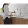Delta 19868LF Nicoli 11.06-in x 10.75-in x 15.75-in Single-Handle Pull-Down Kitchen Faucet, Chrome