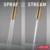 Delta 19867LF-CZ Nicoli 11.06-in x 10.75-in x 17.06-in Single-Handle Pull-Down Kitchen Faucet, Champagne Bronze