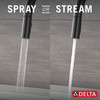 Delta 19867LF-BL Nicoli 11.06-in x 10.75-in x 17.06-in Single-Handle Pull-Down Kitchen Faucet, Matte Black