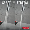 Delta 19867LF Nicoli 11.06-in x 10.75-in x 17.06-in Single-Handle Pull-Down Kitchen Faucet, Chrome