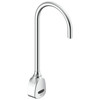 Delta 1501TF4670 1500T Series 1.5-gpm Electronic SE Battery Operated Gooseneck Wallmount Faucet, Chrome