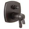T27T976-RBLHP Stryke 17 Thermostatic Integrated Diverter Trim with Six Function Diverter Less Diverter Handle, Venetian Bronze
