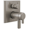 T27T899-SS-PR Pivotal TempAssure 17T Series Valve Trim with 3-Setting Integrated Diverter, Lumicoat Stainless