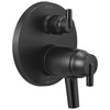 T27T859-BL Trinsic Contemporary TempAssure 17T Series Valve Trim with 3-Setting Integrated Diverter, Matte Black