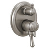 T27897-SS Cassidy Traditional 2-Handle Monitor 17 Series Valve Trim with 3-Setting Integrated Diverter, Stainless