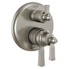 T27856-SS Dorval Traditional 2-Handle Monitor 17 Series Valve Trim with 3 Setting Diverter, Stainless