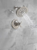 T17T289-SS-PR Tetra 17T Series Shower Trim, Lumicoat Stainless